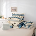 thumbnail image 6 of Castle Fairy Mallard Duck Twin Bedding Sets,Abstract Geometric Plaid Bedding Comforter Set, 6 of 8