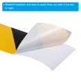 thumbnail image 4 of Uxcell Reflective Tape, 4 Inch x 10 Ft Waterproof Safety Adhesive Tape for Trailers, Black Yellow, 4 of 6