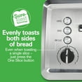 thumbnail image 2 of 4 Slice Toaster with Extra-Wide Slots, Bagel Setting, Toast Boost, Slide-Out Crumb Tray, Auto-Shutoff & Cancel Button, Stainless Steel (24798), 2 of 8