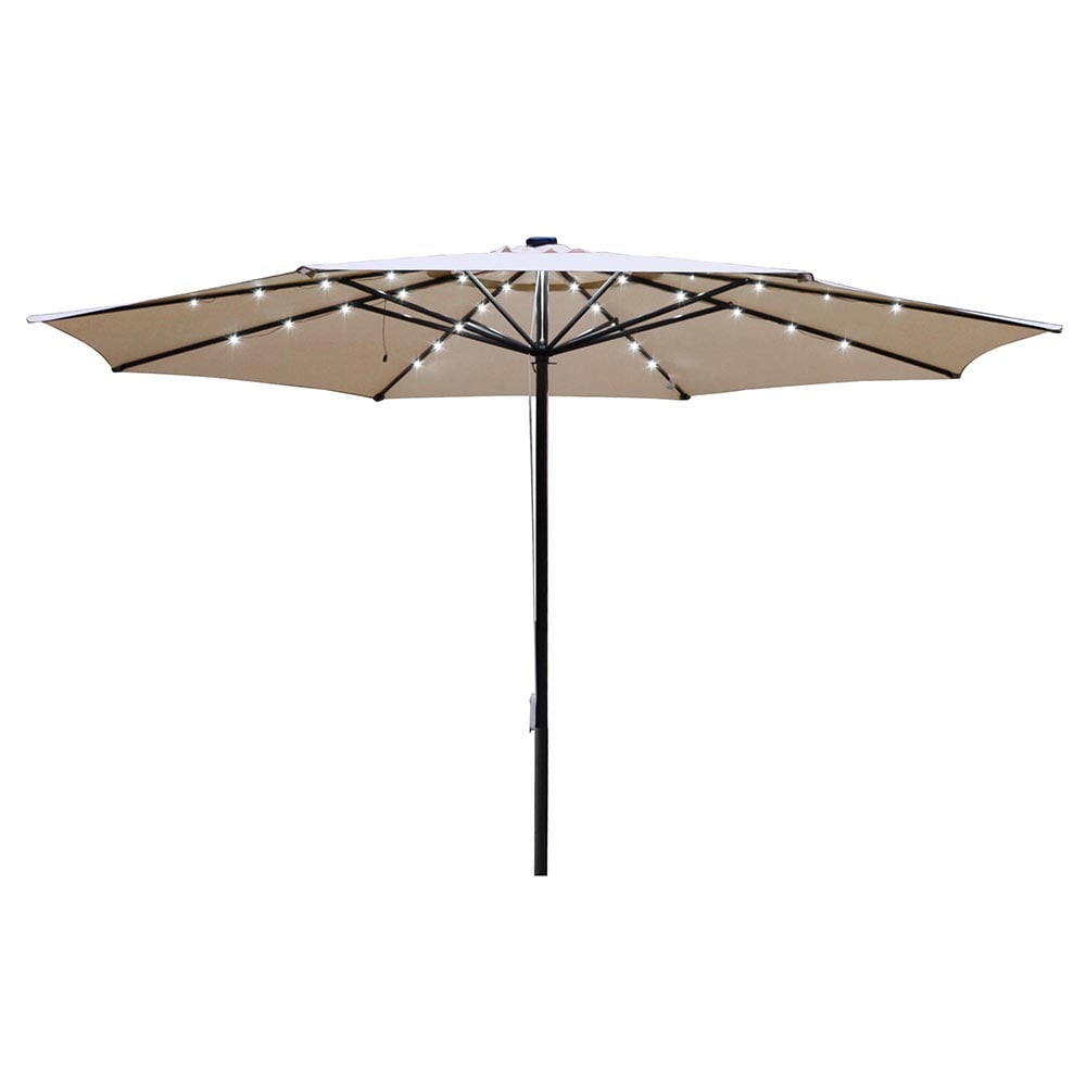 Yescom 13ft Patio Umbrella W 48 Leds Outdoor Market Beach Garden 8 Ribs Cover Top Canopy Sunshade Walmart Com Walmart Com