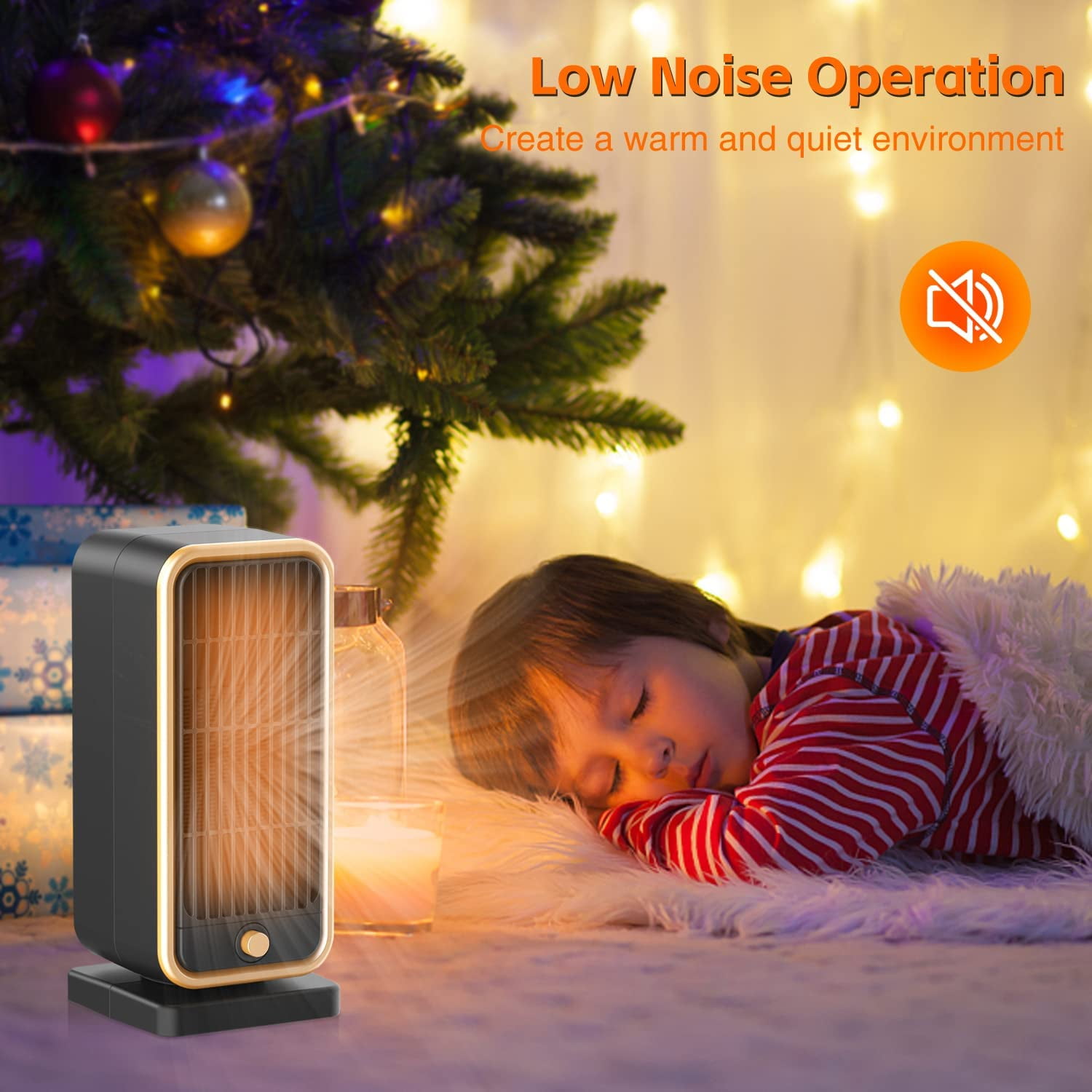 Electric Space Heater, 500W PTC Fast Heating Ceramic Heater with Thermosta,  Overheat Protection u0026 Tip-Over Protection, Portable Heater for Bedroom,  Indoors, Office, Living Room - Walmart.com
