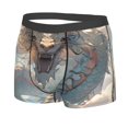 thumbnail image 2 of Balery Cool Cloud White Dragon Men's Boxer Briefs, Soft and Breathable Cotton Underwear with nylon Waistband-XX-Large, 2 of 9