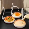 thumbnail image 2 of Juego de aros de silicona para cocinar huevos fritos GAGAQI, paquete de 4, antiadherentes, 2 of 7