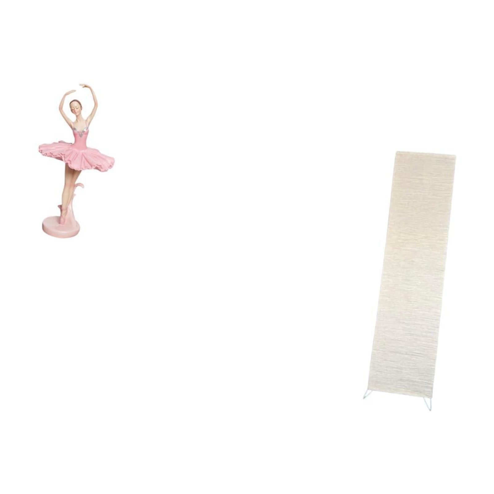Ballet Girl Statue Floor Lamp Shade Resin Material for Living Room Bedroom Office Desktop Decoration