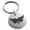 Silver, variant on Stainless Steel Athena Greek Goddess of Wisdom Engraved Small Medallion Circle Charm Keychain Keyring