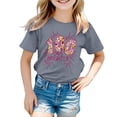 thumbnail image 1 of TZEWGL Chemise Mignonne pour Enfant Imprimé Graphique Col Rond Manches Courtes Vêtements pour Enfants Taille 12-13T, 1 of 4