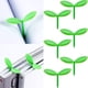 thumbnail image 1 of 6 piezas de marcapáginas verdes pequeños de brotes, minimarcadores de brotes verdes, marcapáginas de brotes de hierba de silicona, regalos creativos para los amantes de los libros que leen, 1 of 1