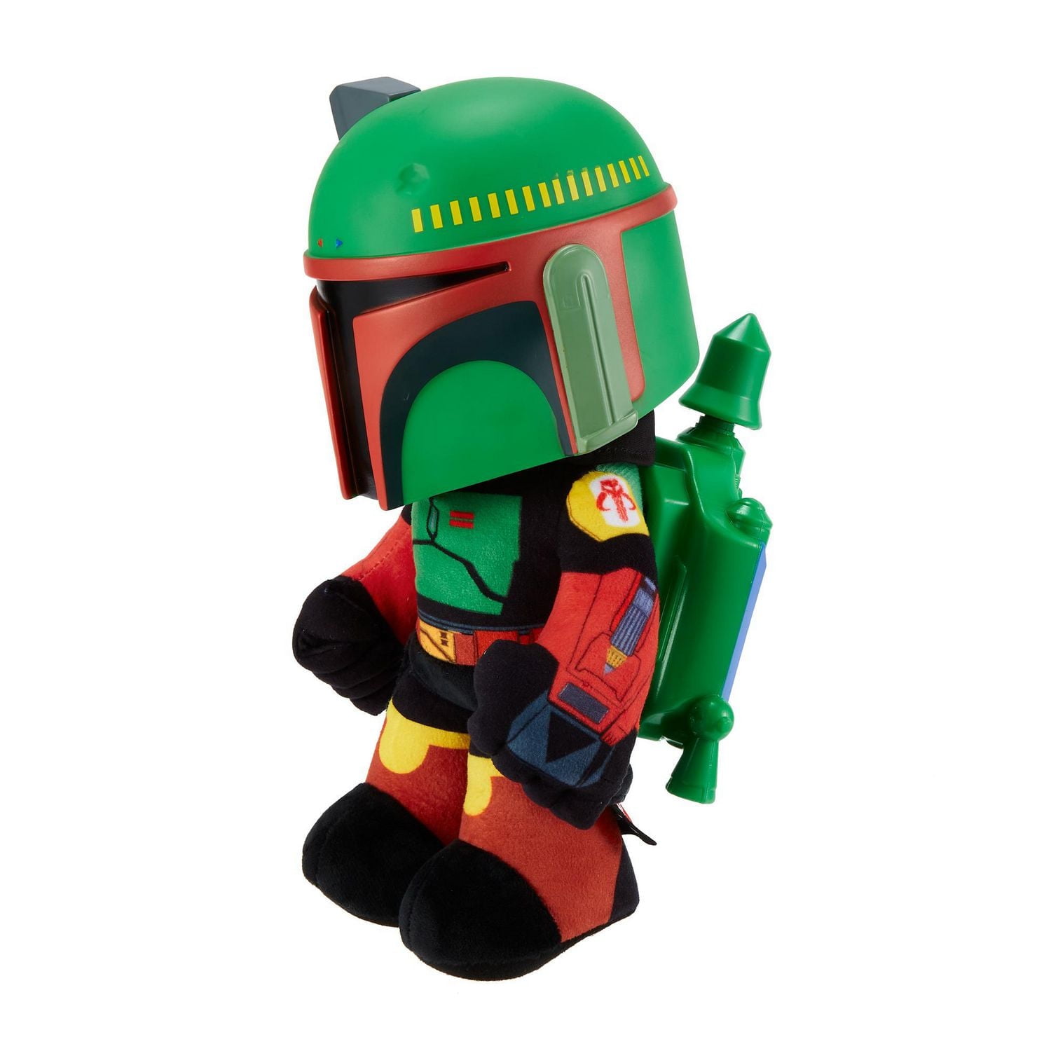 Star Wars Peluche à fonction Boba Fett Lance-roquette