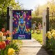 thumbnail image 2 of Decoraciones Del Porche Delantero Bandera Del Jardín de Pascua Al Aire Libre con Patrones Temáticos de Pascua para Patios Delanteros Porches Y Celebraciones de Vacaciones Familiares Decoraciones de Pa, 2 of 6