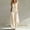 Beige, variant on SELONE Rompers For Women Casual Striped V Neck Sleeveless Button Front Cardigan Style Wide Leg Loose With Pockets Jumpsuit 1 Piece
