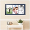 thumbnail image 2 of ArtToFrames Collage Photo Picture Frame with 3 - 11x17" Openings, Framed in Black with Delft Blue and Black Mats (CDM-3926-1535), 2 of 8