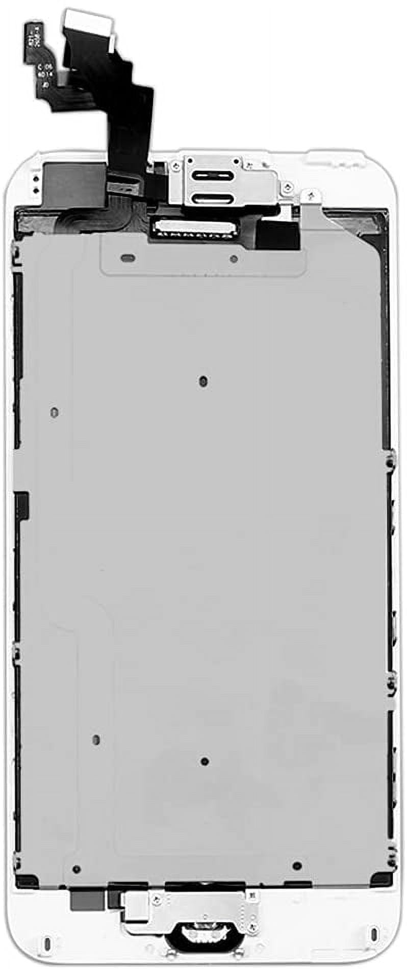 LCD compatible with Apple iPhone 7 Plus, (white, with frame, AAA, Tianma,  with speaker, with camera) - GsmServer