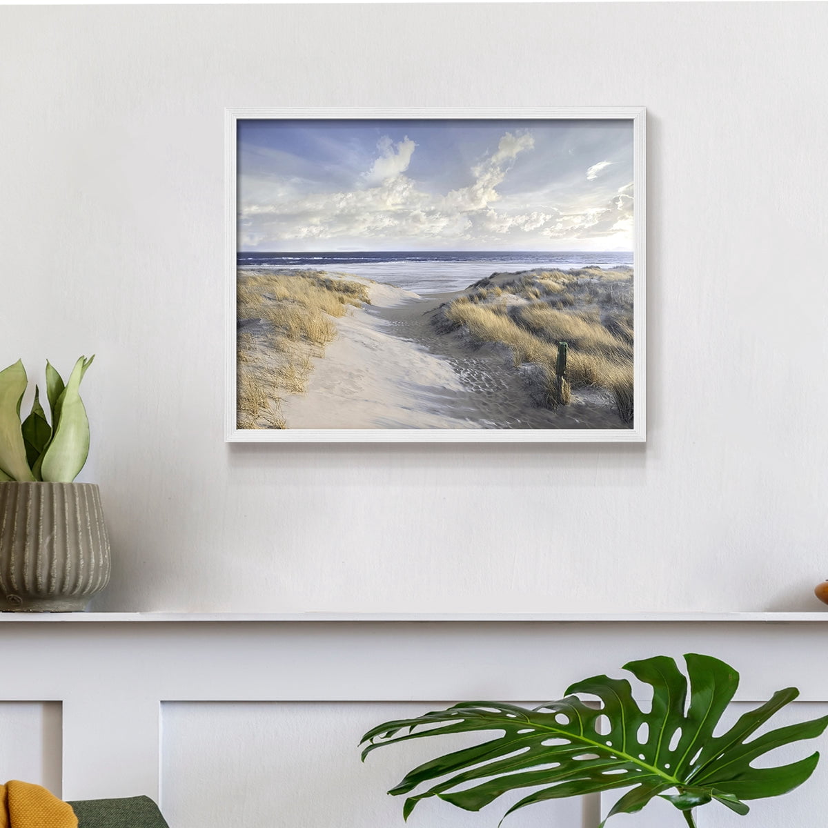 Aisle Marker by Mike Calascibetta - Restickable Framed Giclée Print
