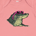 thumbnail image 4 of Inktastic Sunny Gator in Pink Sunglasses Boys or Girls Baby Bodysuit, 4 of 5