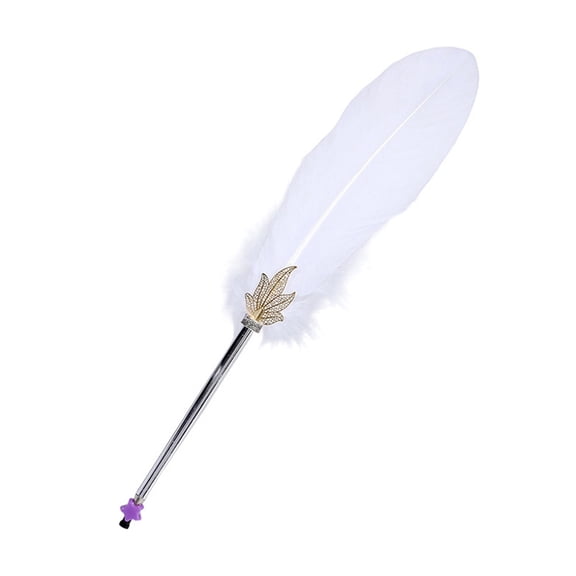 Retro Feathered Ballpoint Pen Elegant Signing Pen Smooth Writing Experience for Wedding Party and Festival Gift Giving