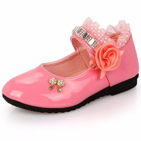 

Staron Children Girl Fashion Princess Flower Rhinestone Dance Toddler Sandals Shoes