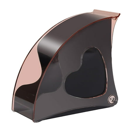 

Coffee Filter Paper Box with Dustproof Cover Storage Box Accessories Handmade Organization for Office Home Dining Coffee Shop Black B-Black