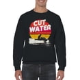 thumbnail image 2 of Retro Jet Ski Adventure Graphic Men's Sweatshirt, 2 of 3