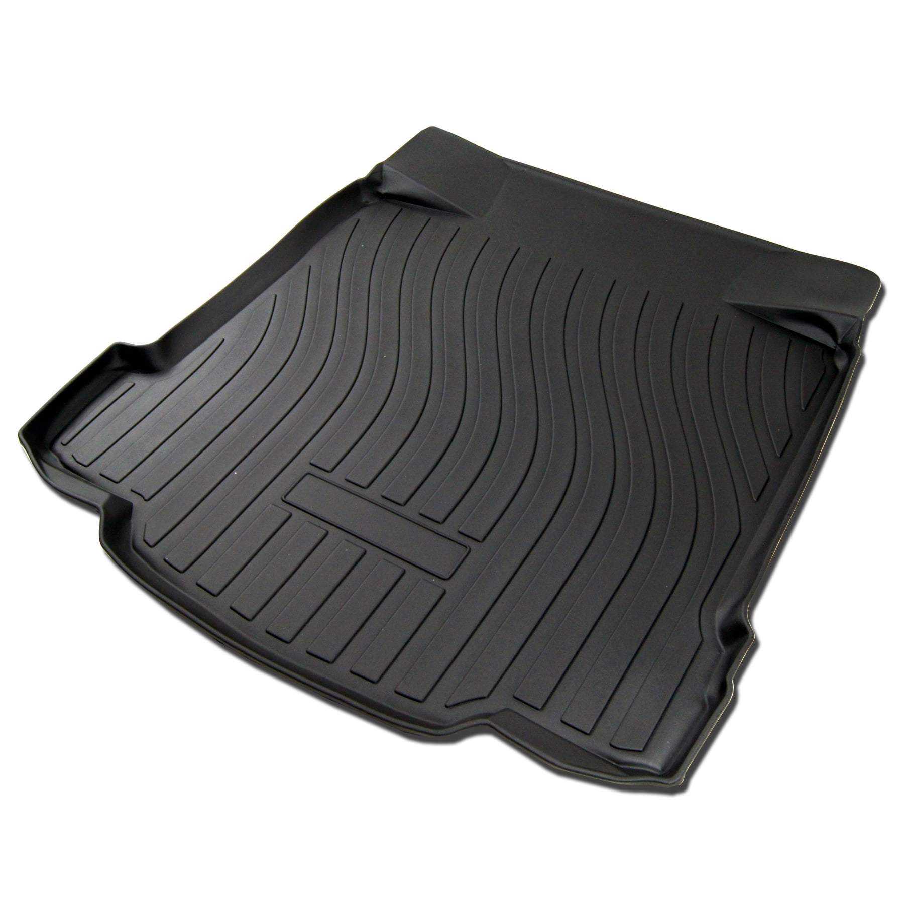 TuningPros CLTM846 Custom Fit Black Trunk Floor Mat For 20132017