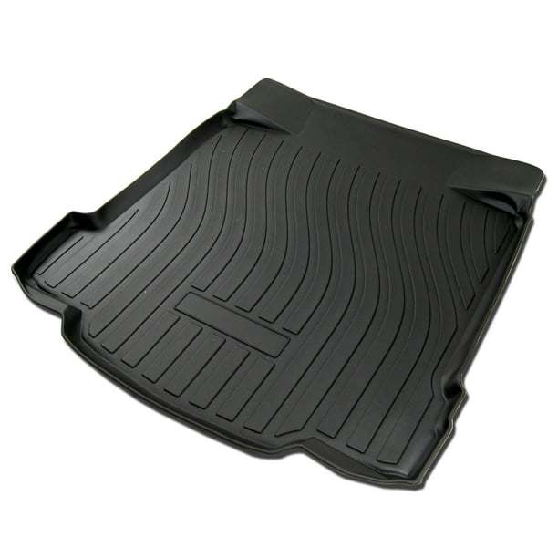 TuningPros CLTM846 Custom Fit Black Trunk Floor Mat For 20132017