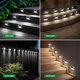 thumbnail image 4 of Luz solar para exteriores 6LED Luz de paso solar a prueba de agua Soporte de lámpara LED inalámbrico para exteriores Vhermosa Bancos y Escaleras, 4 of 8