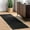 Black, variant on Handwoven Natural Jute Area Rug , Floor Rugs & CarpetSize - 2 x 7 Feet (60 cm x 210 cm)