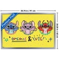 thumbnail image 3 of Disney Lilo and Stitch: Pattern Clash - Cosmic & Cute Wall Poster, 22.375" x 34" Framed, 3 of 5