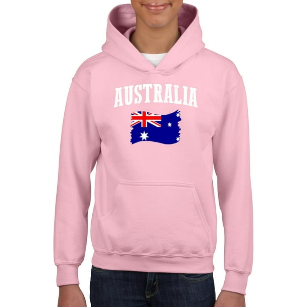 Normal is Boring Youth Australia Flag Hoodie For Girls and Boys