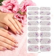 thumbnail image 6 of DOLITY 16 Pieces Cured Gel Nail Strips Nail Gel Polish Strips for Women Salon Gifts B, 6 of 8