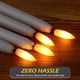 thumbnail image 3 of Velas cónicas LED sin llama Tuanse de 31,5 cm, funcionan con pilas, 3 of 6