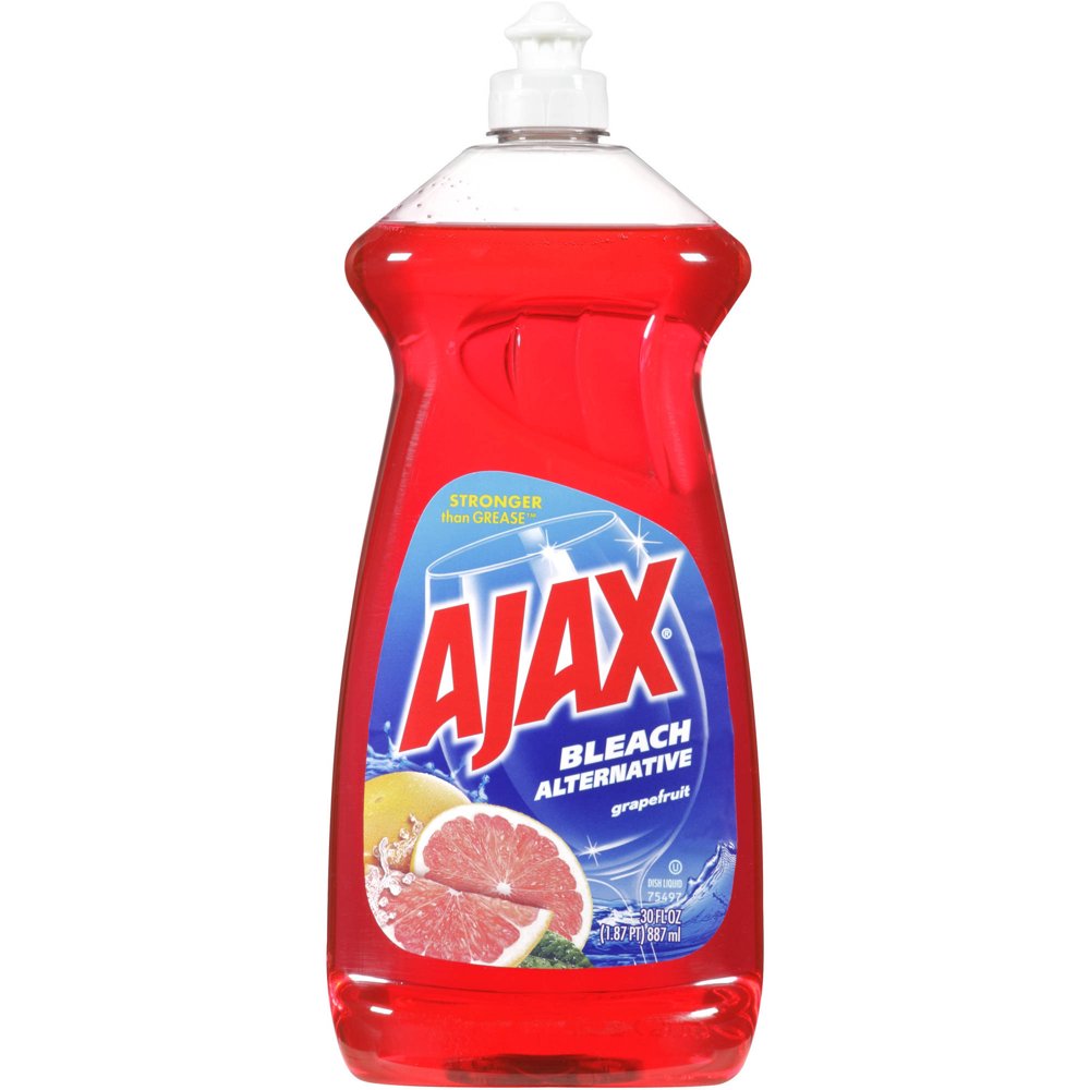 Ajax Bleach Alternative Grapefruit Dish Liquid, 30 fl oz