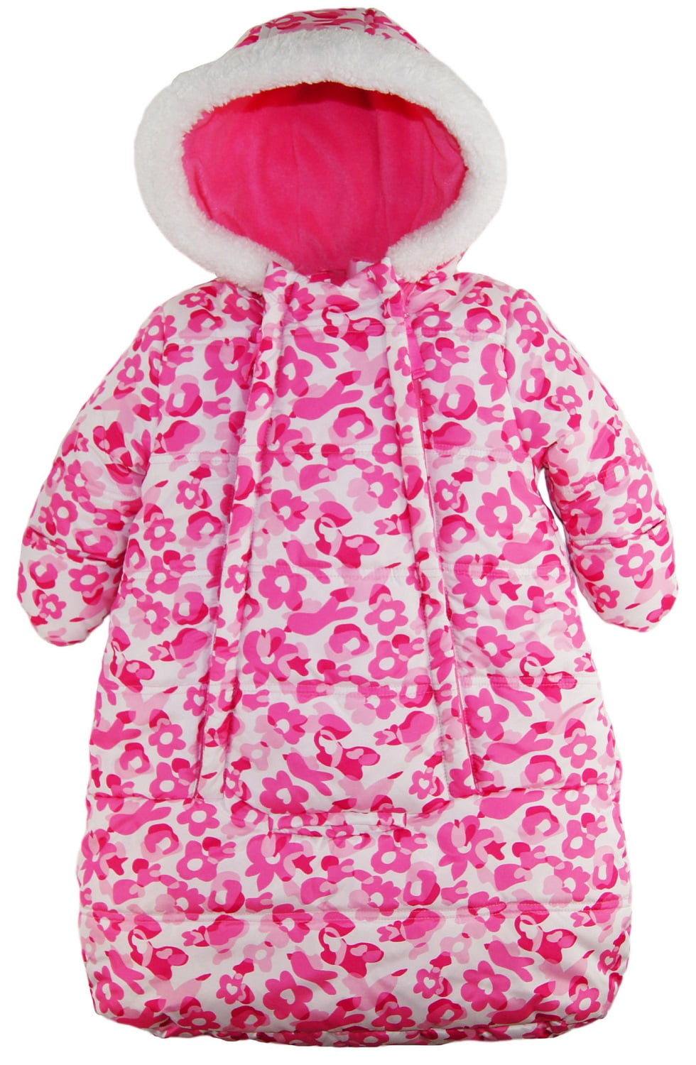 Pink Platinum Baby Girls Snowsuit Carbag Floral Camo Winter Puffer