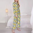 thumbnail image 3 of Daiia Colorful Rubber Duck 1 for Women's Long-Sleeved Pajama Set – Soft & Comfortable Sleepwear Button-Up Pajamas Cozy Lounge Wear-XX-Large, 3 of 7