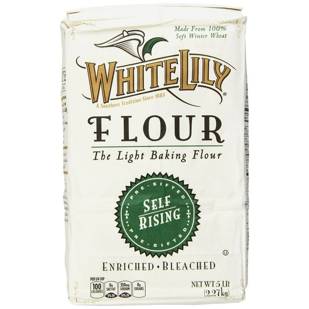 8 PACKS White Lily Self Rising Flour, 5lb bag