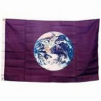 Annin Flagmakers Earth Flag Nyl-Glo-3 ft. X 5 ft.