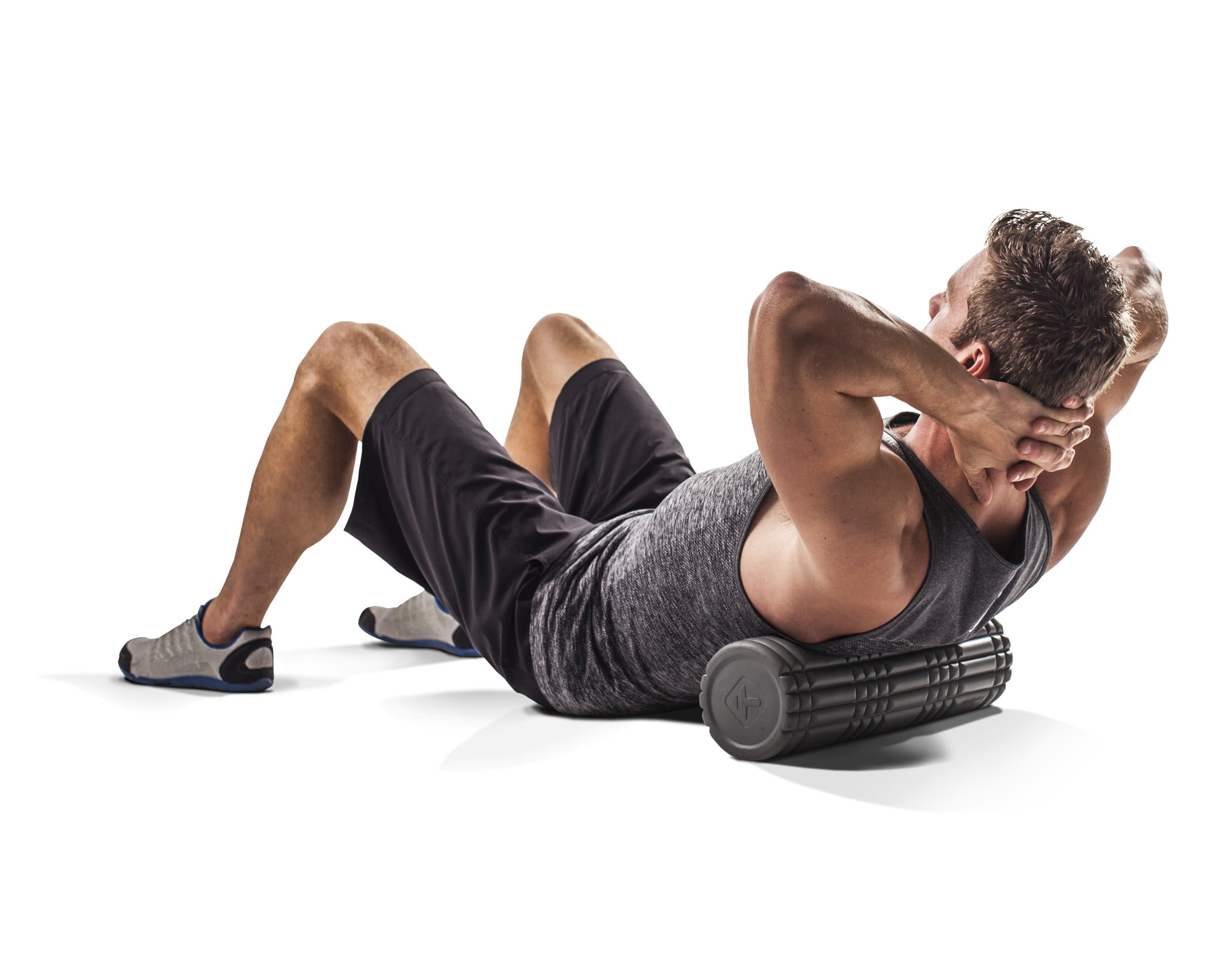 TriggerPoint Deep Tissue Massage Foam Core Grid Roller 18". Gray