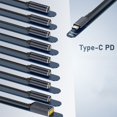 thumbnail image 4 of YUTIPGER 100W Type C USB-C Male to DC5.5x2.1mm 5.5x2.5mm 2.5x0.7mm 3.0x1.1mm 3.5x1.35mm 4.0x1.35mm Female Power Extension Cable, 4 of 20
