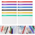 thumbnail image 3 of JUNWELL 12pcs Multipurpose Binder Pockets Loose Leaf Bags for 6-Ring Notepad Students Stationery, 3 of 8