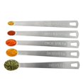 thumbnail image 2 of Juego de cucharas medidoras de 5 piezas, juego de mini cucharas de acero inoxidable, juego de cucharas, herramienta de cuchara de cocina, juego de cucharas para líquidos secos, cucharas medidora, 2 of 5