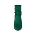 thumbnail image 6 of BLISSFUL STEP Women Pointy Toe Stiletto Heels Ankle Boots Green 6, 6 of 7