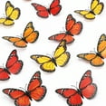 thumbnail image 4 of 40 Pcs Monarch Butterfly Wall Decorations Butterflies for Crafts Butterflies Wall Decor for Room Wedding Party (4.72''), 4 of 8