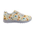 thumbnail image 3 of HELLHERO Retro Country Style Colorful Flowers Women Running Walking Shoes, Low Top Anti-Slip Sports Tennis Shoes for Travel Training, 3 of 11