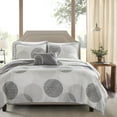 thumbnail image 2 of Home Essence Cabrillo Bed in a Bag Coverlet Bedding Set, Gray, California King, 2 of 7
