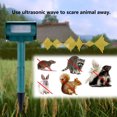 thumbnail image 3 of Repelente ultrasónico de plagas de animales, energía Solar, Sensor repelente, detección de jardín, 3 of 8
