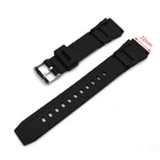 Silicone Rubber Watch Strap Band Deployment Buckle Diver Waterproof 18mm - 22mm