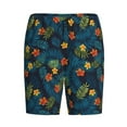 thumbnail image 4 of Wukai Hawaiian Style Men’s Short Pajama Pants With Pockets Soft Sleep Pj Shorts for Men-Medium, 4 of 6