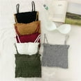 thumbnail image 2 of Women Sweet Camisole Tube Top Folding Pleated Bottom with Cotton Thread Wrapped Chest, 2 of 9