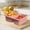 Pink, variant on Bxaolu Silicone Reusable Snack Containers with Lids, 2-Compartment Small Snackle Box Container for Salad Sauce, Seasoning Containers with Lids for Kitcehn, Travel, Picnic, Pink