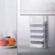 thumbnail image 3 of Advancent Paquete de 10 bolsas de plástico Clip de almacenamiento autoadhesivo montado en la pared desmontable cocina vegetales Snack sellador Almacenamiento y organización del hogar, 3 of 6