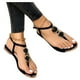 thumbnail image 4 of Amzcrzy Zapatos de mujer,Zapatos de mujer,Zapatillas de mujer, Sandalias de mujer, chanclas de verano para mujer, zapatos planos de playa con punta abierta y correa de hebilla, sandalias romanas, zap, 4 of 4
